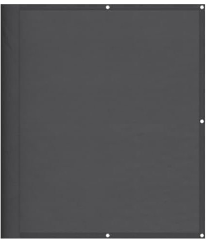 vidaXL Paravento da Balcone Antracite 120x800cm 100% Poliestere Oxford