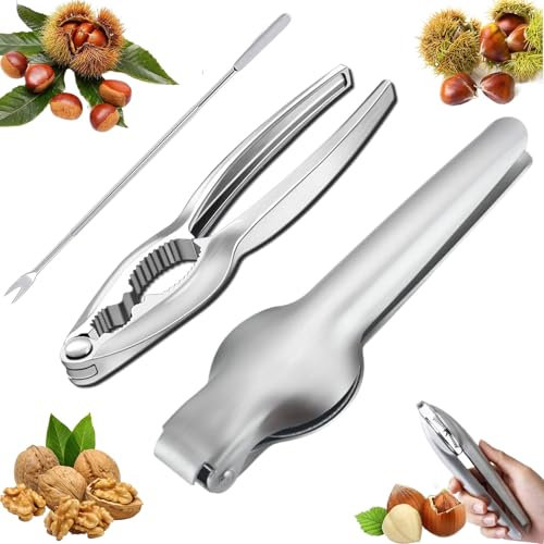 STFYUG Taglia Castagne a Croce, Apri Castagne, Incidi Castagne, Schiaccia Castagne, Taglia Castagne Professionale, Pinza per Castagne, Schiaccianoci per Castagne, Nocciole, Noci ed Altri((A)