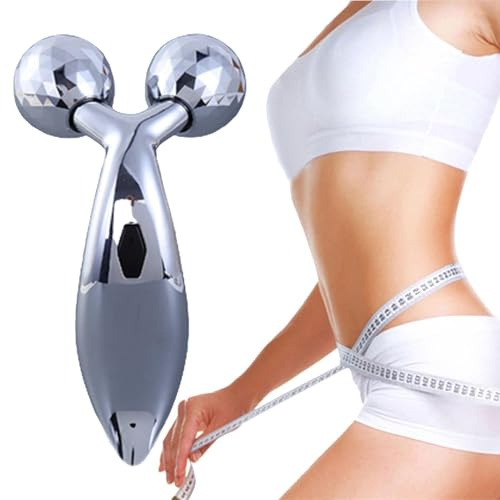 Massaggiatore per il viso – 3D portatile scolpire leggero massaggiatore per il viso, rullo per il corpo, spa, casa, viaggi, doccia, yoga, relax, salone di bellezza, meditazione, aromaterapia