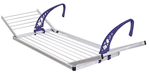 Cinquepalmi Trilly, Stendibiancheria da balcone in alluminio con ali cm 53x168.