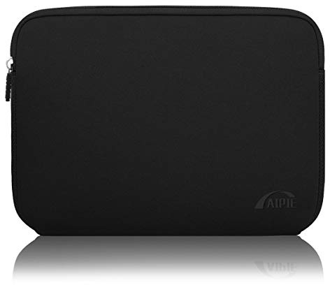 AIPIE Laptop Sleeve 15-15.6 Inch Notebook Case Bump Absorb Briefcase Carrying Bag Compatible with MacBook, Acer, Asus, Dell, Lenovo, Microsoft, HP Durable Laptop Cover, Black