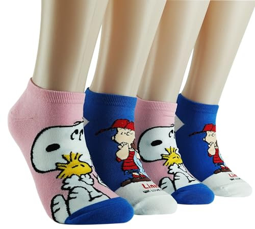 DASOM Snoopy Peanut Damen-Socken für Erwachsene, kühler Komfort, Mehrfarbig/Meereswellen (Ocean Tides), Einheitsgröße