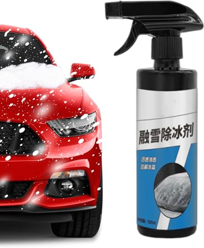 Avståndsspray för bilar – 480 ml för frostborttagning, bilspray för borttagning av frost, snö och – för backspeglar vindruta morgonrutin lastbil limousin minivan