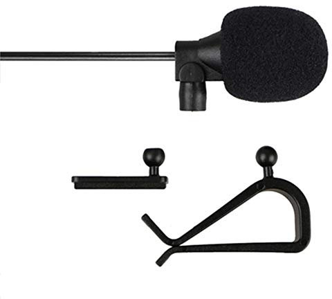 LINHUIPAD 2.5mm Voiture DVD Navigation Bluetooth Microphone Ensemble de Micro,Remplacement pour numéro de pièce