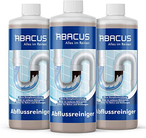 Abacus 7596 - Detergente per scarichi e tubi da 1 l
