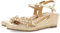 GIOSEPPO Femme Sunol Sandale Cage Espadrille, Doré foncé, 40 EU