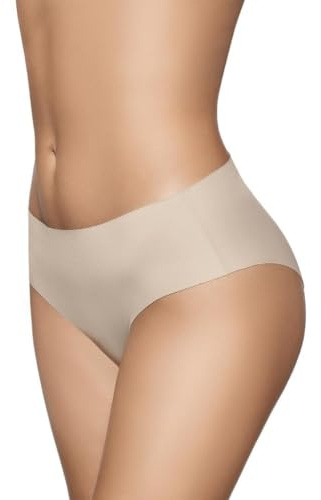 Selene, Braga de Mujer Cintura Media Efecto Seda, Braguita Sin Costuras, Colección 502