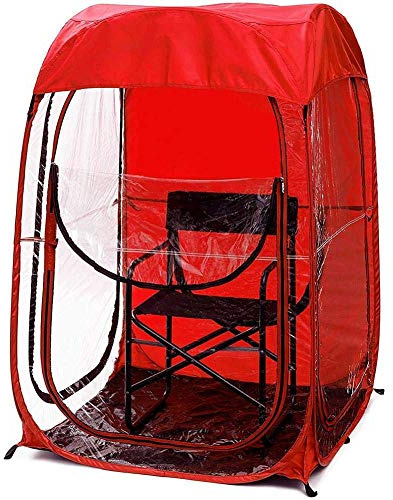 MZBDYYF Bärbar fiskelakin pop up sporttält – utomhus sportevenemang tittande tält – väderskydd för fiske, camping – lätt och enkel installation