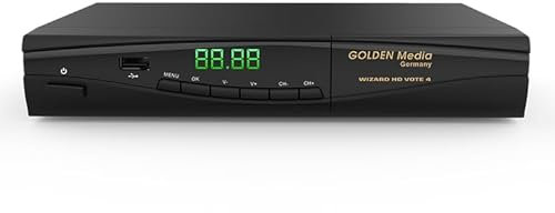 Golden Media 12/240v Wizard HD Vote 4 DVB-S2, DVB-C / T2 Combo Satellite & Terrestrial Receiver