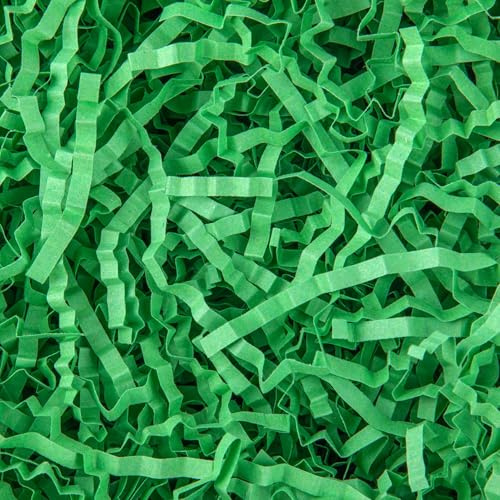 Caleihd 1/2 pund skrynkligt klippt papper strimlat fyllningspapper för presentkorgar presentförpackning konfetti pappersstrimlor dekoration fyllning för födelsedag, bröllop, årsdagar, julinpackning