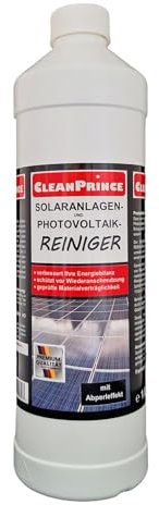 CleanPrince 1 Liter Solaranlagenreiniger Solar Reiniger Reinigungsmittel für Solaranlagen Photovoltaik Anlage