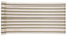 ESTEXO Balkon Sichtschutz/Balkonbespannung Balkonsichtschutz Balkonverkleidung 0,90 m x 6,00 m - Grau-Weiß gestreift