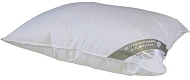 Betten Hofmann Luxus 3-Kammer-Kopfkissen 50x75 cm, Kissen Polster, Wohlfühlkissen mit weicher Daunenhülle, waschbar, strapazierfähig, 100% Natur
