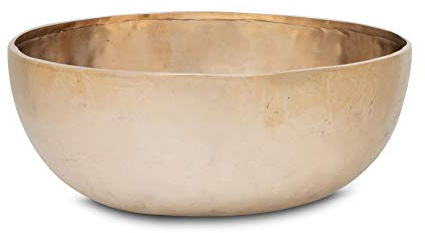 Cuenco Terapéutico XDrum Tonalidad F - afinado en tono F - para el chakra del corazón (Anahata) - diámetro aprox. 27 cm - peso aprox. 2000 g - aleación de bronce hecha a mano en India