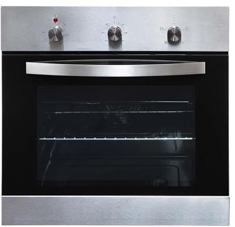 60cm Single Electric Fan Oven In Stainless Steel, Built-in/Under - SIA SO113SS