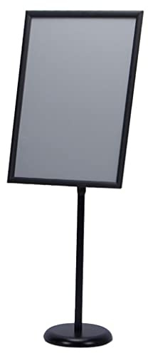 HBLZGBL Soporte Ajustable para Carteles Atril de Aluminio para Bodas/Show/Display/Anuncio (Color: Negro)