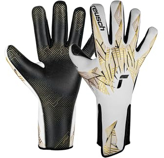 Reusch Pure Contact Gold X GluePrint Strapless Guanti da portiere per adulti con costruzione negativa e maximalem Grip