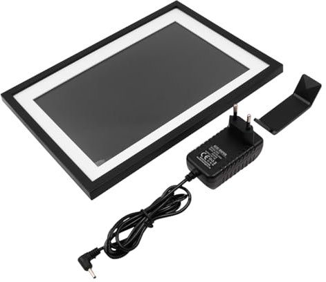 ieron Cornice per foto digitale WiFi da 10,1 pollici, memoria da 16 GB, cornice digitale 1280x800 IPS, touchscreen, rotazione automatica, configurazione semplice per condividere foto e video
