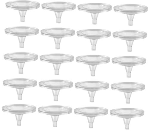 BESPORTBLE Soporte para Bolas De Fuente Rocalla 20 Piezas 4 Cm Transparente para Peceras y Fuentes Decorativas Accesorio para Exhibición Resistente y Ligero