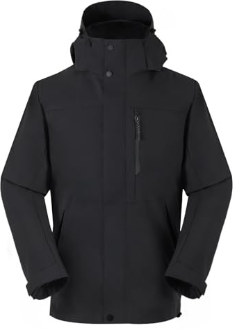 SUKUTU Abbigliamento outdoor da Uomo impermeabile Cappotto antivento con Cappuccio Giacca multifunzionale Alpinismo Campeggio Giacca da pioggia leggera e traspirante