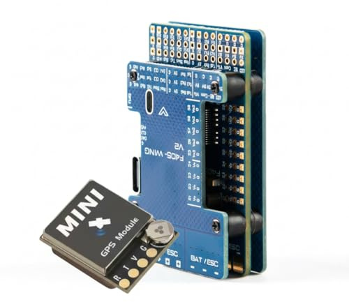 Controlador de Vuelo F405 para ala Fija con Módulo GPS – Compatible INAV y ArduPilot