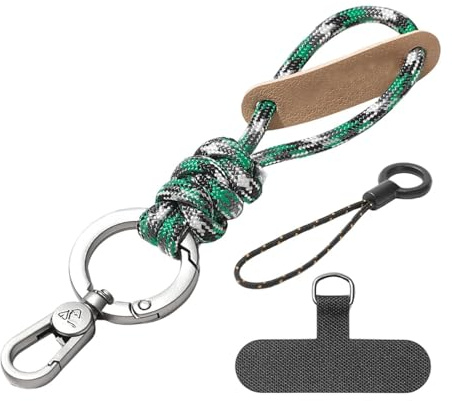 Cordón para teléfono – Correa de mano universal | Soporte antirrobo , correa ajustable para llavero, accesorio multifuncional, correa de sujeción para dispositivos móviles, para