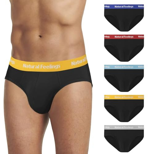 Mens Underwear Briefs Soft Cotton Boxers for Mens Briefs Classic Multipack | Low Rise Mens Soft Briefs No Front Mens Slips Black Mens Comfort Underpants Wide Waistband Mens Underpants for Men UK S-2XL