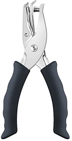Single Hole Punch Single Hole Pliers, 6MM Small Holes Paper Punchers with Soft Grip, Puncher for DIY Craft Tags Clothing Ticket Scrapbook Tool