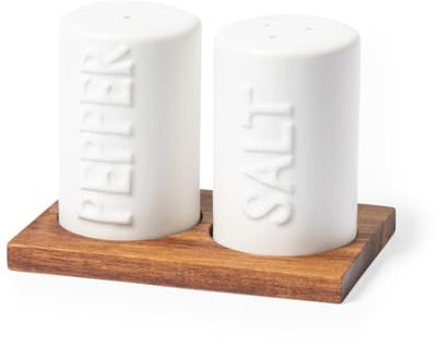 BARBACADO salières et poivrières en céramique, sel et poivre blanc, cadeau cuisine