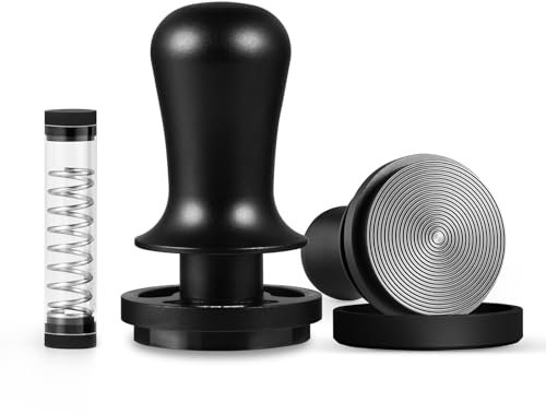 MHW-3BOMBER Astra 51mm Tamper, 30lbs Konstanter Druck Kaffee Tamper mit Sound-Feedback, Extra 15lbs Feder, Handtamper für 51mm Siebträger, Präzise Tampung für perfekten Espresso, Modell: T7016-OS,