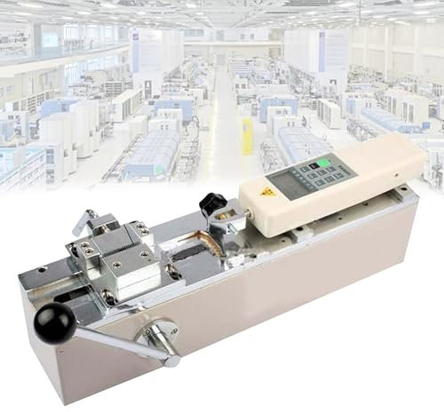 XCSCUK Medidor de Fuerza Digital 500N, Equipo de Prueba de Fuerza de tracción de arnés de Cables, para enseñar física mecánica de Laboratorio Escolar