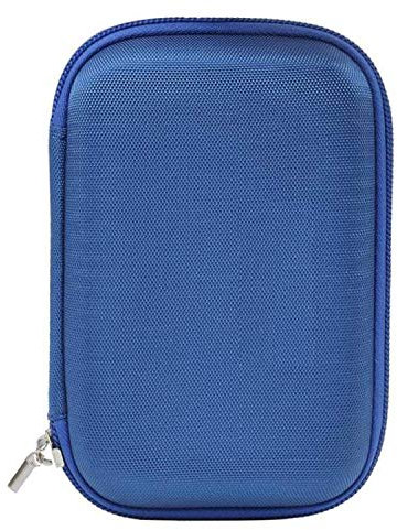 Protective Carrying Case for 2.5 Portable External Hard Disk Drive/SSD - For Western Digital/WD/Seagate/Sandisk/Toshiba/Samsung/LaCie - Space for Memory Cards and USB cable - Detachable Hand Strap