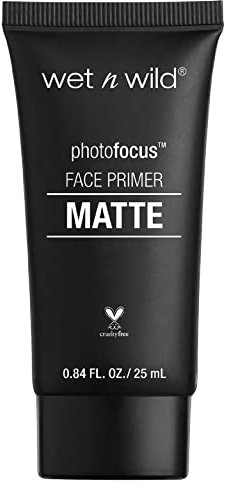 Wet n Wild, Phot Focus Face Primer - Matter Face Primer für das Gesicht, Matt-Effekt, minimiert Poren, füllt Falten auf, Formel mit Trennmitelzusatz, samtige Textur, Partner in Prime