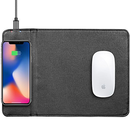 XtremeMac Musmatta med induktionsladdare – med snabb trådlös laddare – Qi standard och Qi 1.1 Fast Charge