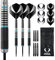 DESIGNA DARTS Corner Marine Dart-Set mit Stahlspitze, 80 % Wolfram, M4, 26 g (D0680)