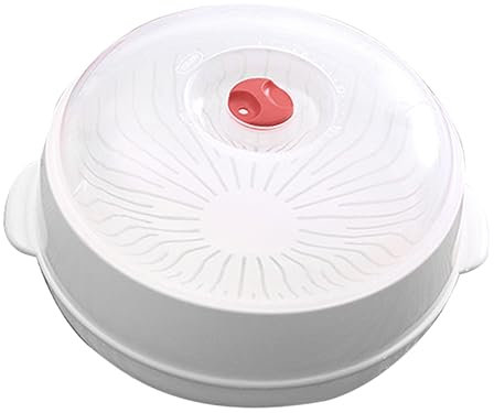 MAGICLULU Vaporiera Per Microonde Versatile Piastra Per Cottura Vapore Di Alimenti Pratica Vaporiera Per Pesce Contenitore Coperchio Per Mantenimento Della Freschezza e Bontà Del Pesce