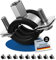 GARSIDURO® Profi Rohrschellen | 1/2 Zoll (20-25mm) 10 Stück | Schraubrohrschellen Stahl verzinkt mit Gummieinlage zur Rohrbefestigung und Rohrhalterung mit Vibrationsdämmung und Schalldämmung | 1/2