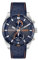 HUGO Multi Zifferblatt Quarz Uhr für Herren Kollektion #FAST mit Marinblaues Lederarmband - 1530371