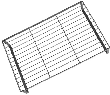 PRETYZOOM Étagère de Rangement Noire en Fer Résistante la Chaleur pour Plaques à Induction, Design Gain de Place pour Restaurants et Hôtels, Support Pratique pour Articles Cuisine