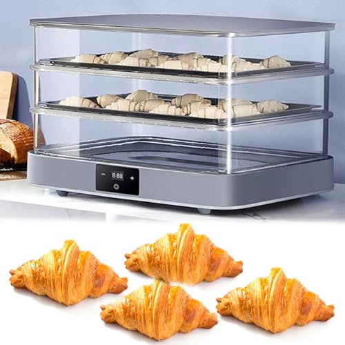 Boîte de fermentation du pain domestique de 40 L, machine de fermentation de la pâte électrique, avec contrôle réglable de la température, de la durée et de l'humidité