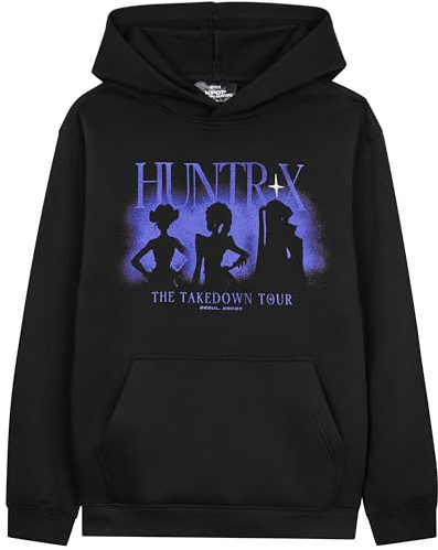 KPop Demon Hunters Officiell Hoodie för flickor och tonåringar, vintertröjor, Huntrix, Sa-ja Boy, present för flickor