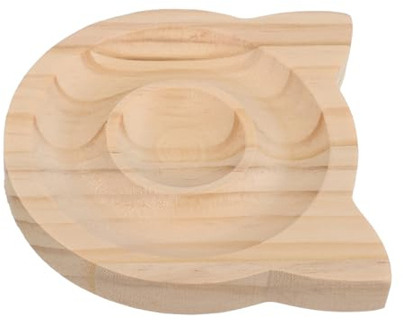 LALADEFIEE Plateau en Bois de Pin Beige pour Présentation de Bracelets Compartiments de Rangement Pratiques et Design Élégant pour Organiser Vos Bijoux Efficacement