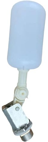 Wxqbjtam Válvula de Flotador Automática para Tanque de Agua Brazo de Válvula de Control de Llenado Ajustable con Junta de Goma de Flotador, Acero Inoxidable