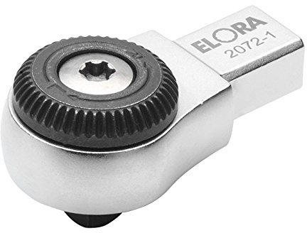 Elora Einsteck-Umschaltknarre, feinverzahnt ¼ Zoll, 9 x 12 mm, 1 Stück, 2072-1