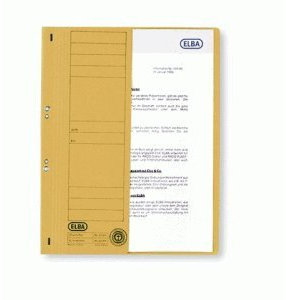Ösenhefter A4, 1/2 Vorderd., Amtsh., Gelb