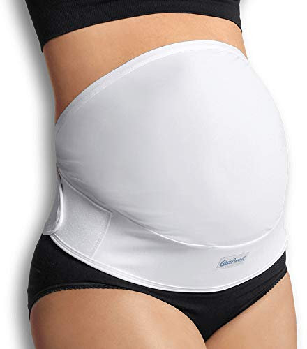 Carriwell Verstellbarer Schwangerschafts-Stützgürtel Deluxe | Elastischer, Atmungsaktiver Bauchgürtel | Linderung von Rückenschmerzen | Maximum Unterstützung, Komfortabel, Wächst mit Ihrem Bauch, L/XL