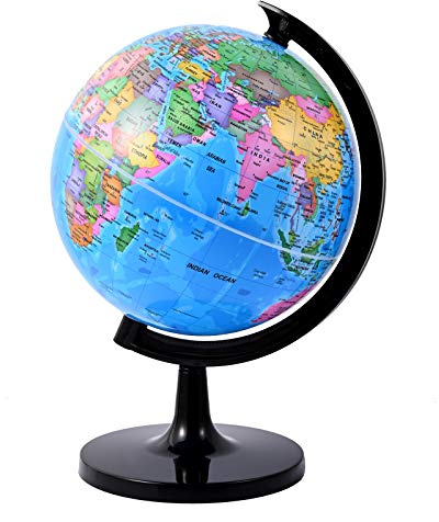 Fun Lites 20CM World Globe for Kids