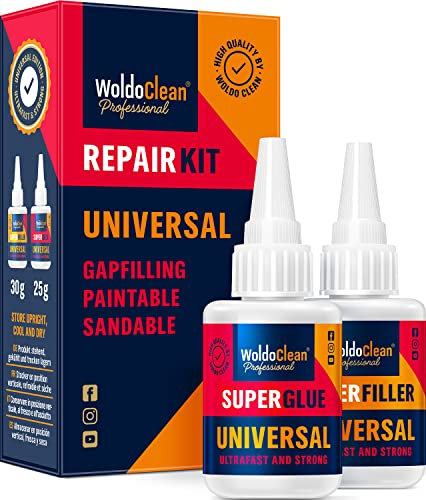 Colle universelle avec granulés Colle à deux composants - 25 g de colle 30 g de granulés