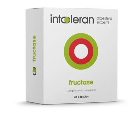 Fructase Intoleran - Malabsorción de Fructosa, Intolerancia de Fructosa, Isomerasa de Xilosa, Isomerasa de Glucosa - 36 Cápsulas