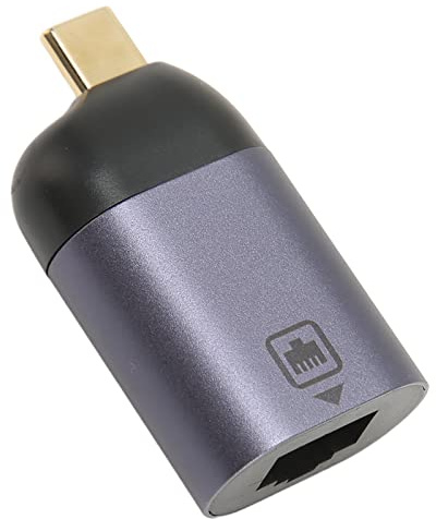 1 Gbps USB C Till Ethernet-adapter, Bärbar USB C Till RJ45 LAN-adapter 1000 Mbps Snabb överföring för OS X för Windows för Bärbara Linux-datorer, för Android-system